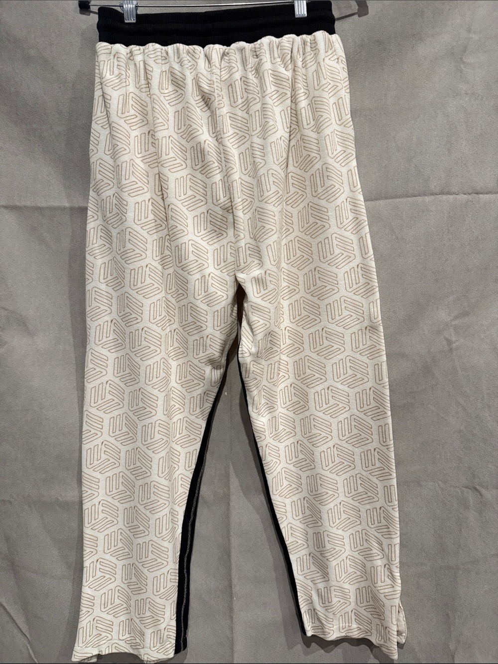 BOOHOO MAN Cream & Black Geometric Track Jacket and Joggers Set. LIKE NEW‼️ - Picture 13 of 14